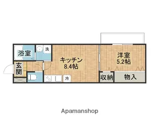 大阪府豊中市庄内西町2丁目【アパート】の間取り