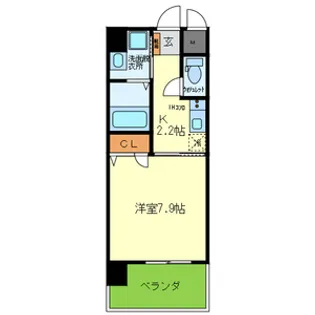 1Kの間取り画像