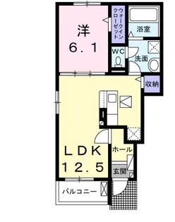 コンフォール北園【1階】の間取り