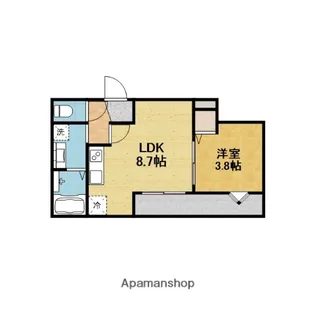 ココングランジュール豊中立花町【1階】の間取り
