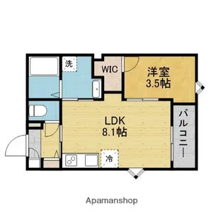 ココングランジュール豊中立花町【2階】の間取り