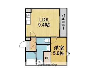 ココングランジュール豊中立花町【3階】の間取り