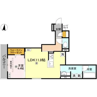 D-residence蛍池西町【2階】の間取り