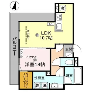 D-residence蛍池西町【3階】の間取り