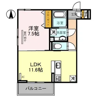 T’sコート水明【3階】の間取り