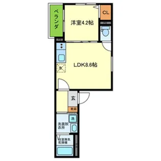 T MAISON 出屋敷【1階】の間取り
