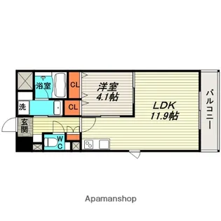 クランエシオ【2階】の間取り