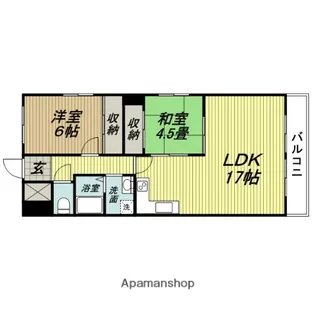 コスモス東豊中【402号室】の間取り