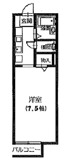 ソレーユ箕面【210号室】の間取り