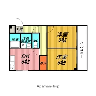 シンシア曽根西レジデンス【106号室】の間取り
