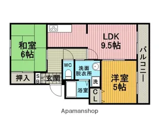 大阪府豊中市西泉丘3丁目【マンション】の間取り