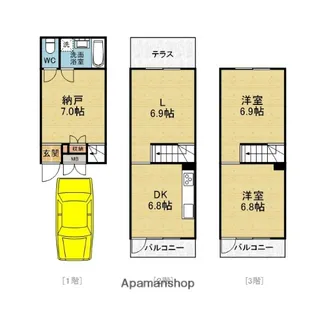 BOSCO【1階】の間取り