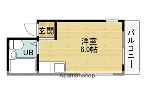 ハッピー・ド・千里山【1階】の間取り