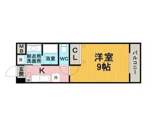 ラ・エスペランサ【3階】の間取り