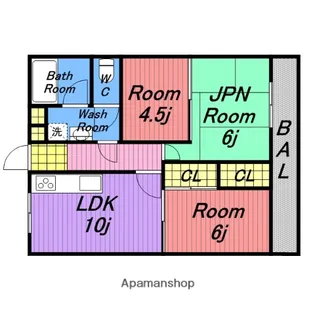 マンションユタカ【2階】の間取り