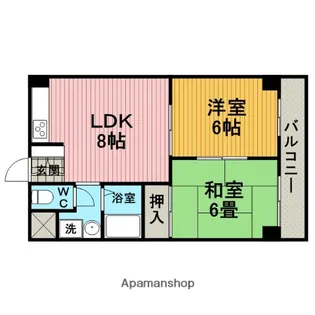 MJBハイツ【102号室】の間取り