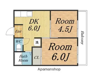 アネックスコート【102号室】の間取り