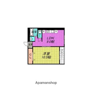 フェザー豊中マンション【2階】の間取り