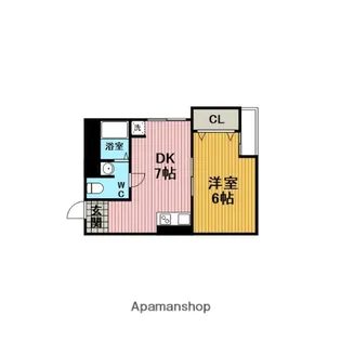 フェザー豊中マンション【3階】の間取り