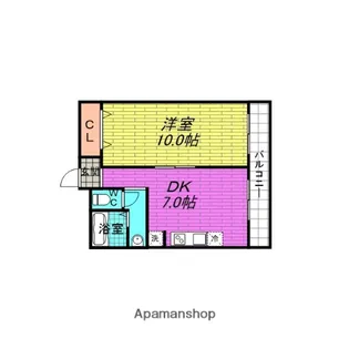 フェザー豊中マンション【4階】の間取り