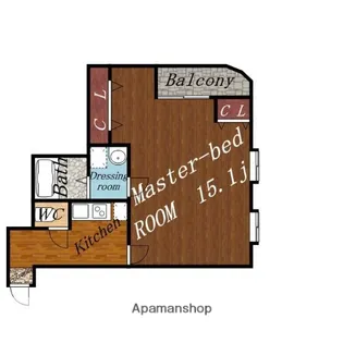 リザルト三国【504号室】の間取り