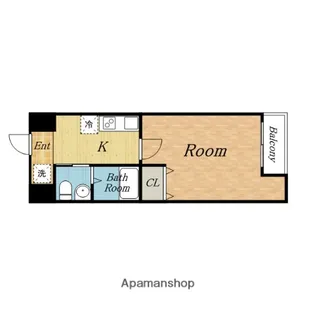リザルト三国【515号室】の間取り