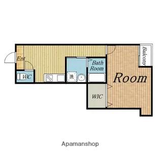 リザルト三国【6階】の間取り