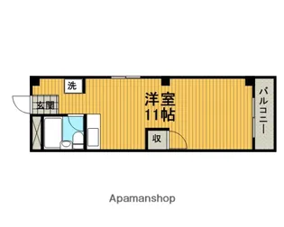 阪急曽根ユーリプラザⅡ(旧コマウイング)【901号室】の間取り