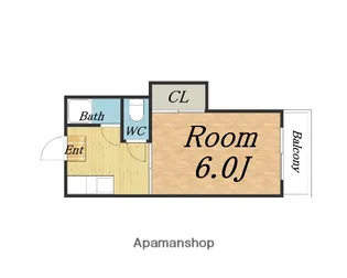 ハイツシャルマン【1階】の間取り