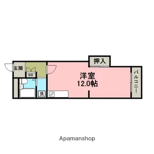 メゾンサプリーム【2階】の間取り