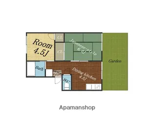 プレジール浜【101号室】の間取り