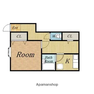 庄内ハイツA棟【203号室】の間取り