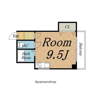 神崎プラザ【306号室】の間取り