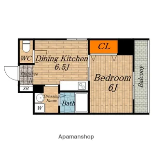 グローリーハイツ山本Ⅱ【3階】の間取り