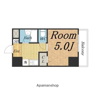 ヴァローレ庄本【402号室】の間取り