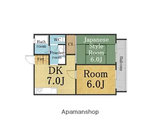 アヴェニュー曽根【2階】の間取り