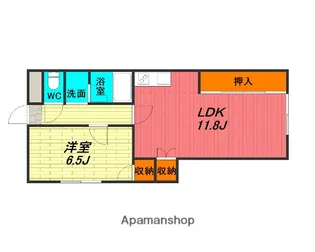 グリーンハイツ利倉【303号室】の間取り