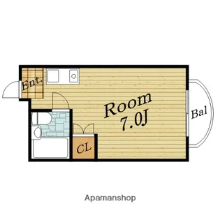 G.COURT阪急石橋阪大前(旧ピュアネス78)【205号室】の間取り