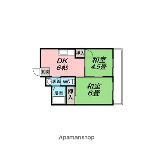 今川ハイツ【305号室】の間取り