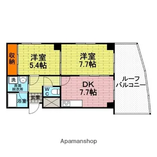 メゾンドフルール【505号室】の間取り