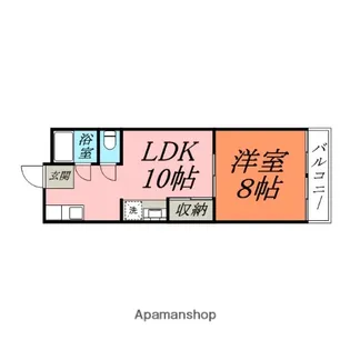 葵マンション【303号室】の間取り