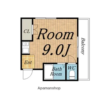 メゾンカッサ庄内(旧 栄町マンション)【101号室】の間取り
