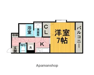 MS’PALAZZO【10階】の間取り