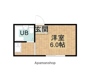 若巳ハイツ【203号室】の間取り