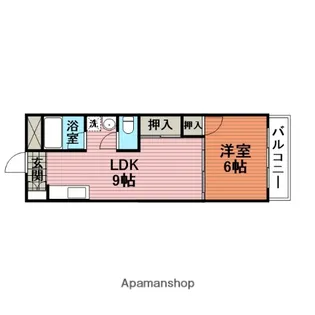 庄内フラッツ【2階】の間取り
