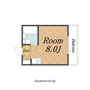 藤井三国マンション【402号室】の間取り