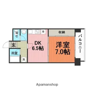豊中服部アパートメント【2階】の間取り