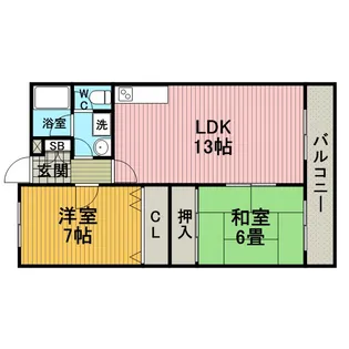 エクセルハイツ【2階】の間取り