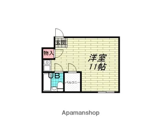 グローバル南豊中【202号室】の間取り