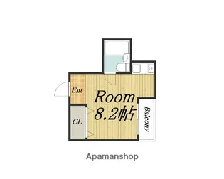 庄内マンション【303.号室】の間取り